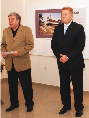 Branislav Masulovic, director of the Museum and Mr. Branimir Mitrovic, the vice president of the Assembly of Vojvodina